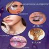 Chunky Gold Body Glitter Stick, Sequin Cream Gel Kit view 3