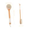 TOVINANNA Long-Handle Bamboo and Wood Back Brush view 2
