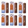 Prija Vegan Lip Balm with Jojoba Oil, Shea Butter, and Sunflower Wax, 6 x 4.5 ml view 1