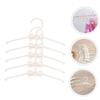 LABRIMP 5-Piece Mini Plastic Clothes Hangers for Pet Clothing, Newborns, and Home or Store Use view 3