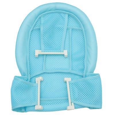 HANABASS Baby Bath Seat with Blue Polyester Support Mesh, Easy to Remove and Dry