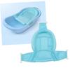 HANABASS Baby Bath Seat with Blue Polyester Support Mesh, Easy to Remove and Dry view 3