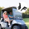 HORIALENCE 1 Pair Golf Cart Armrest Supports, Adjustable Seat Frame, Ergonomic Design, Tool-Free Installation view 2