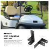 HORIALENCE 1 Pair Golf Cart Armrest Supports, Adjustable Seat Frame, Ergonomic Design, Tool-Free Installation view 3