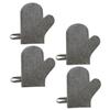 Felt Sauna Gloves, 4-Pack, Heat-Insulating with Small Hanger view 1