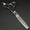 6-Inch Damascus Hair Cutting and Thinning Scissors Set, 440C Steel view 2