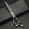 6-Inch Damascus Hair Cutting and Thinning Scissors Set, 440C Steel view 3