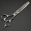 6-Inch Damascus Hair Cutting and Thinning Scissors Set, 440C Steel view 4