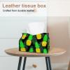 lcndlsoe Tissue Box Holder, Cute Penguin Ice Pattern, Rectangular Leather, Decorative Organizer for Tabletop, Bathroom, Car, Office, 2-Pack view 2
