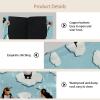 lcndlsoe Tissue Box Holder, Cute Penguin Ice Pattern, Rectangular Leather, Decorative Organizer for Tabletop, Bathroom, Car, Office, 2-Pack view 3
