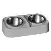 Duqulle Double Cat Bowl, Elevated Feeding Dish view 1