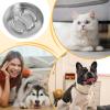 Slow-Feeder Stainless Steel Dog Bowl with Non-Slip Base view 4