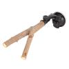 Tnfeeon Wooden Non-Slip Bird Perch Stand view 1