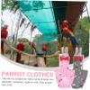 TOYANDONA 2-Pack Washable Bird Diapers for Parrots and Cockatiels view 3