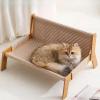 Fzaqwen Cat Scratching Post and Lounge 52x44x29cm, Jute Cushion view 2