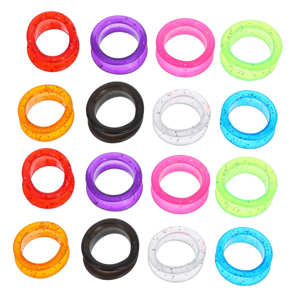 ARTSEWPLY 16-Piece Silicone Scissor Finger Protection Rings
