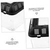 Transparent Black Plastic Reptile Breeding Box with Handle view 2