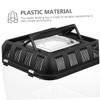 Transparent Black Plastic Reptile Breeding Box with Handle view 3