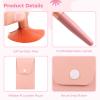 8-Piece Travel Makeup Brush Set with PU Leather Case view 4