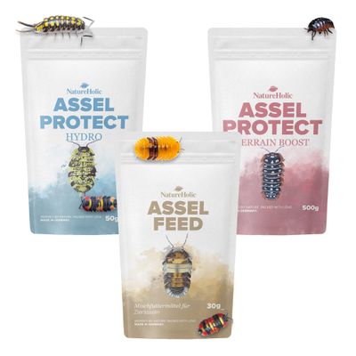 NatureHolic Isopod “Carefree” Bundle | Feed, HydroProtect & TerrainBoost