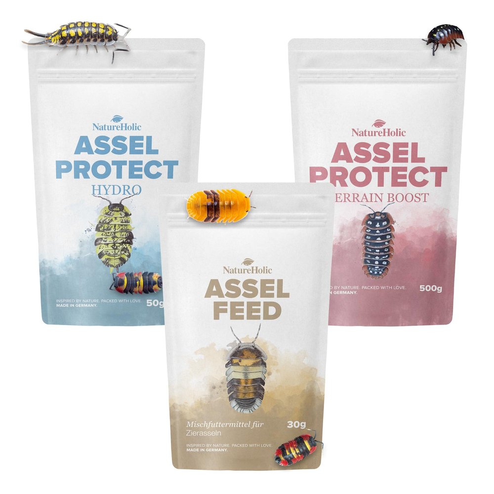 NatureHolic Isopod “Carefree” Bundle | Feed, HydroProtect & TerrainBoost