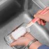 4-Piece Bottle Brush Set, 27 cm Long Handle, Soft Head, for Baby Bottles, Cups, Kettles, Glasses and Wine Glasses view 3