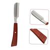 Veemoon Vintage Manual Beard Razor with Wooden Handle view 4