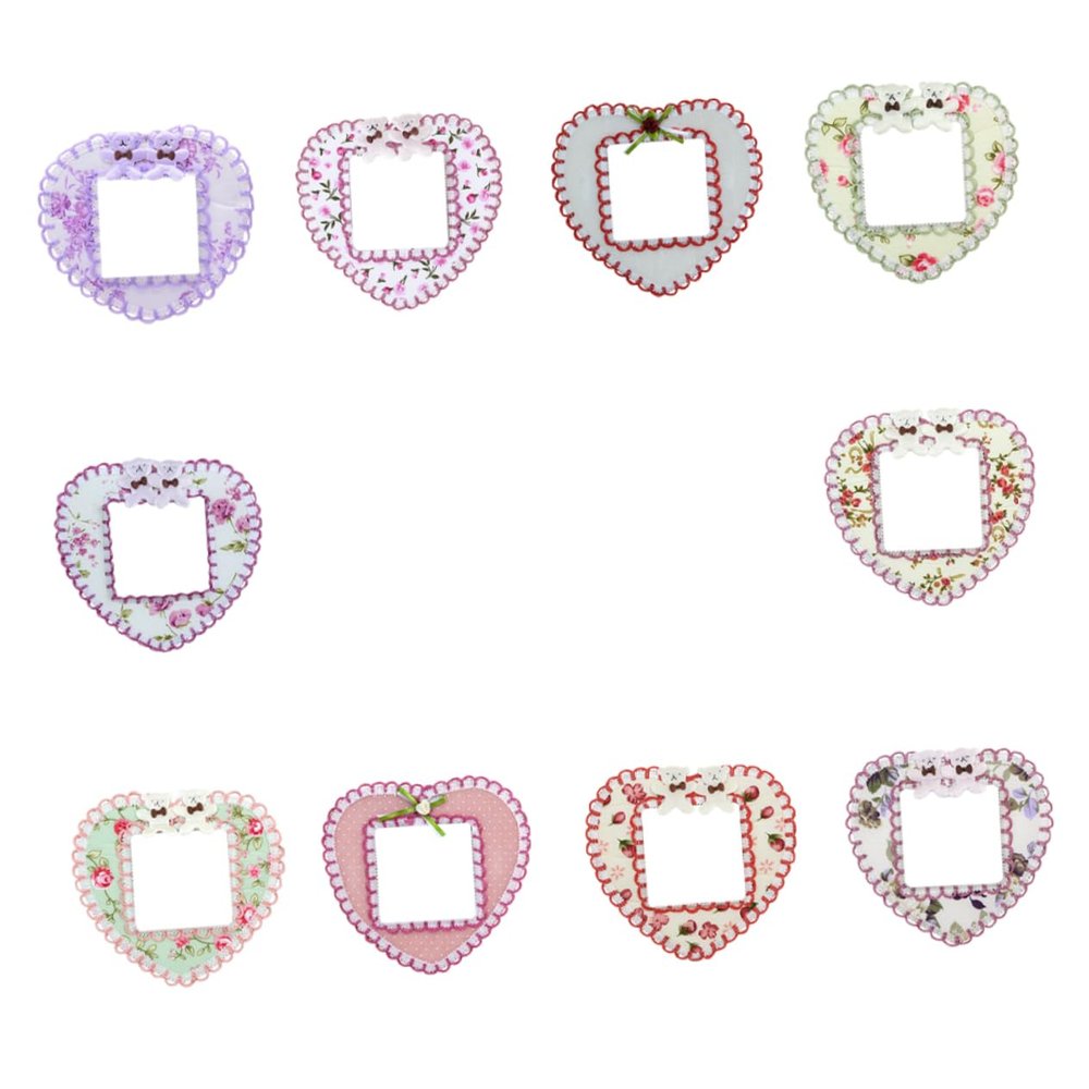 Heart Burn Switch Stickers, 10-Piece Set, Fabric, Decorative for the Home