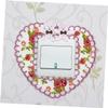 Heart Burn Switch Stickers, 10-Piece Set, Fabric, Decorative for the Home view 4