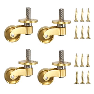 SBZIOJHDR 360° Swivel Furniture Casters, 4-Pack