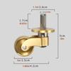 SBZIOJHDR 360° Swivel Furniture Casters, 4-Pack view 2