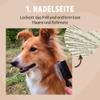 Rosewood Double-Sided Dog Brush Size L view 4