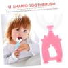 BESTYASH 18-Piece U-Shaped Silicone Toothbrush Set for Babies and Toddlers view 3