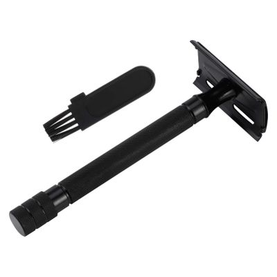 Black Aluminum Alloy Safety Razor