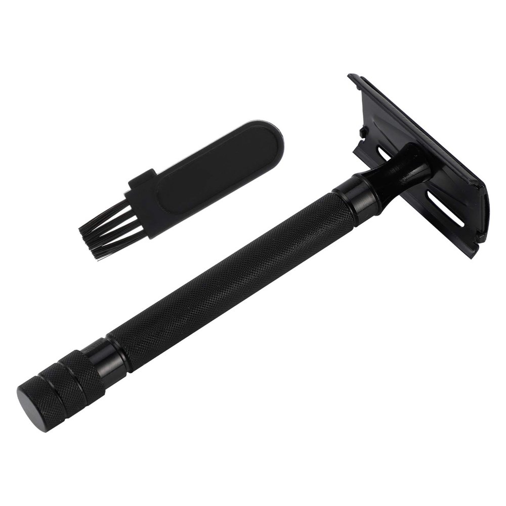 Black Aluminum Alloy Safety Razor