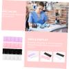 Gatuida 4-Piece Plastic Manicure Stands, Non-Slip Nail Display Tools for Nail Art Practice, Random Color view 3