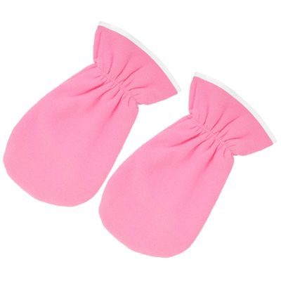 Exfoliating Gloves, 1 Pair, Dacron and Lint, for Evening Hand Care