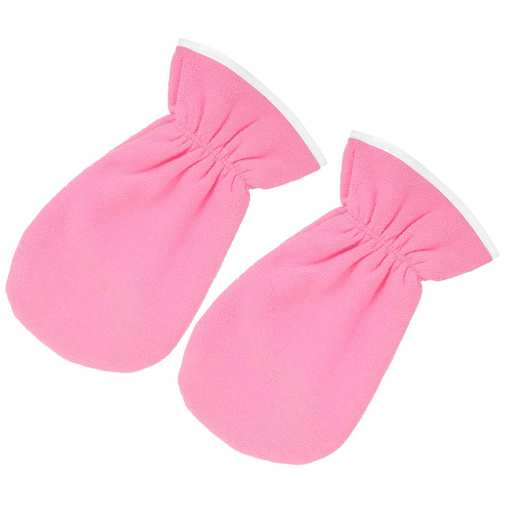 Exfoliating Gloves, 1 Pair, Dacron and Lint, for Evening Hand Care