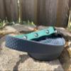 Dog Leash, Waterproof Long/Tracking Line, Petroleum Blue/Hunter Green, Custom Length, Safety Carabiner (3.00 m Without Hand Loop) view 2