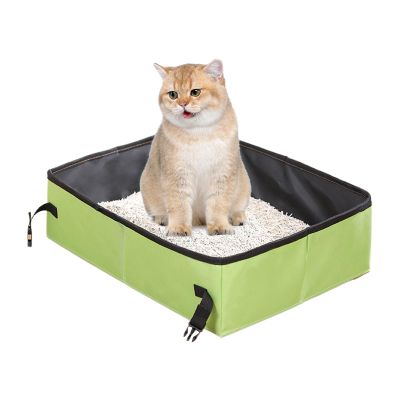 Portable, Foldable Cat Litter Box for Kittens and Travel