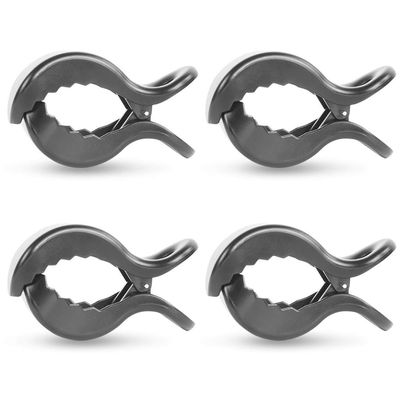 4-Pack Colorful Plastic Stroller and Car Seat Clips