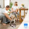Slow Feeder Dog Bowl, Non-Slip Stainless Steel Feeding Plate view 2