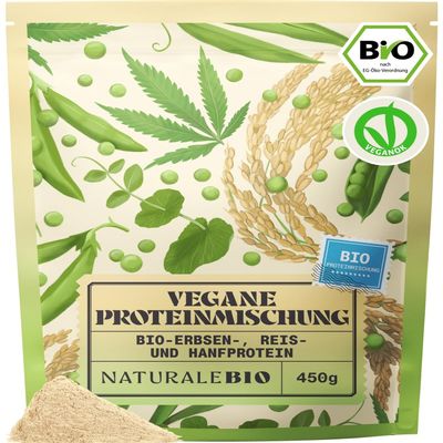 NaturaleBio Organic Vegan Protein Powder Blend