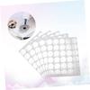 Disposable Silver Aluminum Foil Eyelash Glue Sticker view 3