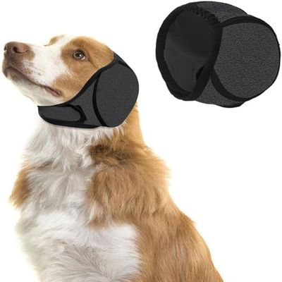 2 PCS Dog Swim Caps Adjustable Ear Protectors