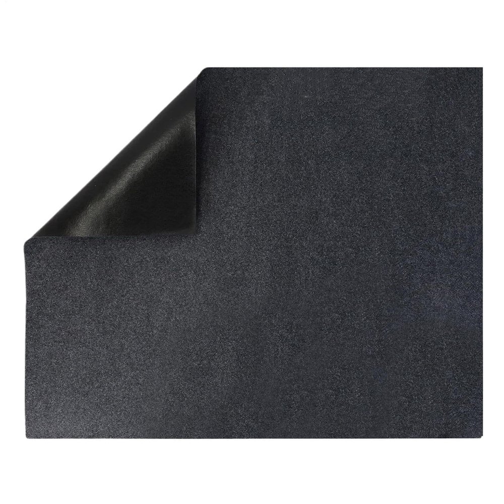 Cat Litter Box Mat, 48 x 50 Inches, Dark Gray