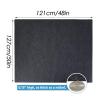 Cat Litter Box Mat, 48 x 50 Inches, Dark Gray view 2