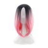 Pink Gradient Bob Wig Made from Heat-Resistant Fibers view 2
