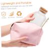 HEALEEP Empty Bottle for Bath Salts and Mask Powder with Wooden Lid, 1 pc view 3