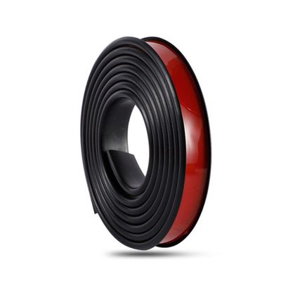 SAJMAKUWLA U-Shaped Furniture Edge Trim, Self-Adhesive TPE Edge Protector, 17 mm, Red (Black)